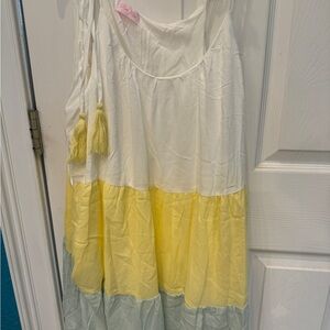 Pink Lily size small sun dress